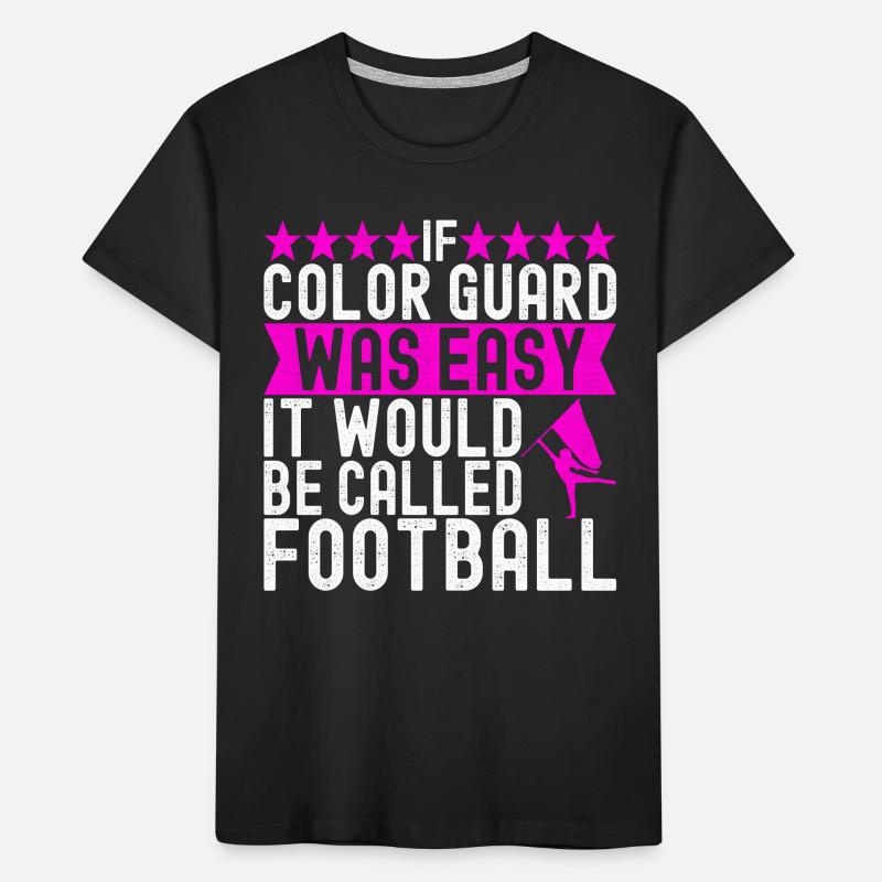 Drapeau agitant la fanfare garde de couleur T-shirt bio Premium Enfant