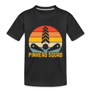 Pinball Flipper - Kids' Premium Organic T-Shirt - black - Front