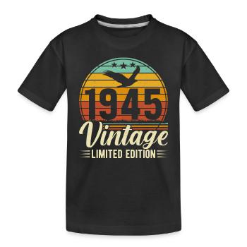 1945 - Ein zeitloses Meisterwerk - Kinder Premium Bio T-Shirt - Schwarz - Vorne