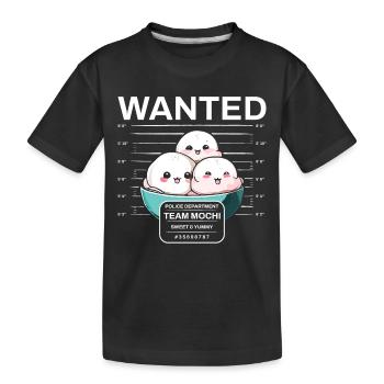 Kawaii Mochi Ice Cream Japanese Dessert Japan - Kids' Premium Organic T-Shirt - black - Front