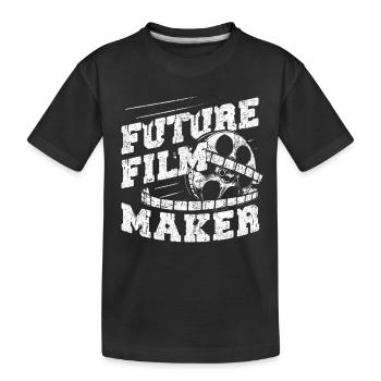 Zukünftiger Filmemacher, Kamera, Regisseur, Produzent - Kinder Premium Bio T-Shirt - Schwarz - Vorne