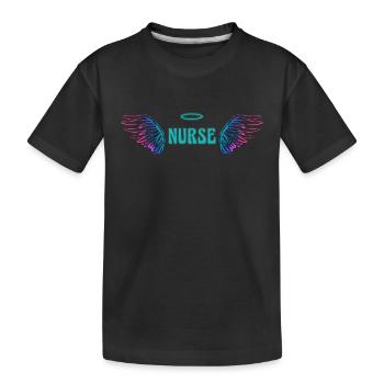 Krankenpflegerin Gesundheits- Pflegekraft - Kinder Premium Bio T-Shirt - Schwarz - Vorne