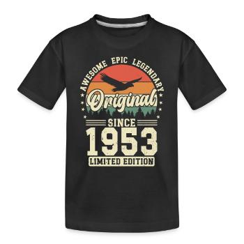 1953 : L’élégance intemporelle - T-shirt bio Premium Enfant - noir - Devant