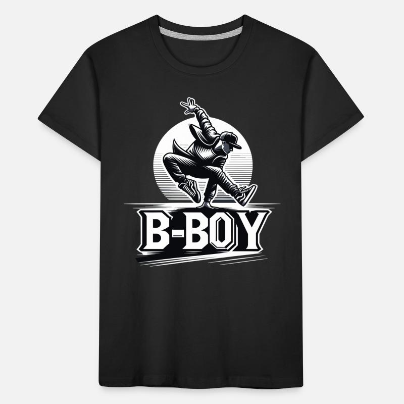 Breakdance Breakdance Breakdance Bambini Maglietta ecologica premium per bambini