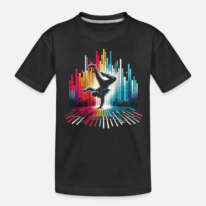 Breakdance Breakdancer Breakdance Enfants - T-shirt bio Premium Enfant - noir