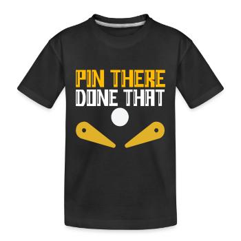 Pinball Flipper - Kids' Premium Organic T-Shirt - black - Front