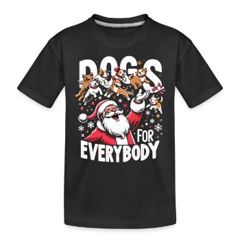 Chiens pour tous Propriétaires de chiens - T-shirt bio Premium Enfant - noir - Devant