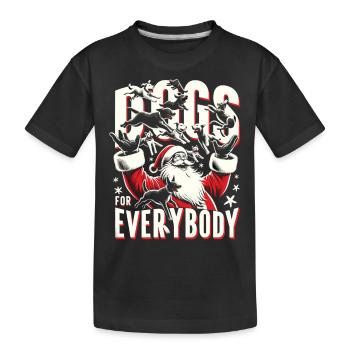 Chiens pour tous Propriétaires de chiens - T-shirt bio Premium Enfant - noir - Devant