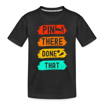 Pinball Flipper - Kids' Premium Organic T-Shirt - black - Front