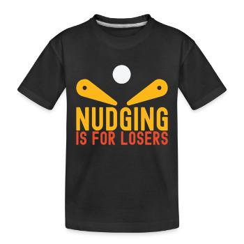 Pinball Flipper - Kids' Premium Organic T-Shirt - black - Front