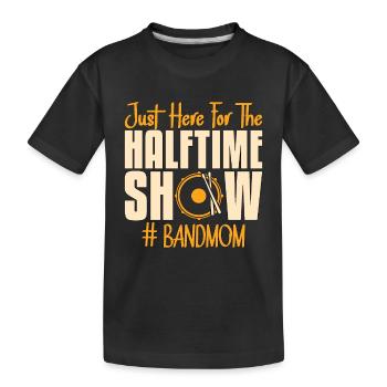 Drumline Juste là pour le spectacle de la mi-temps Batteur - T-shirt bio Premium Enfant - noir - Devant