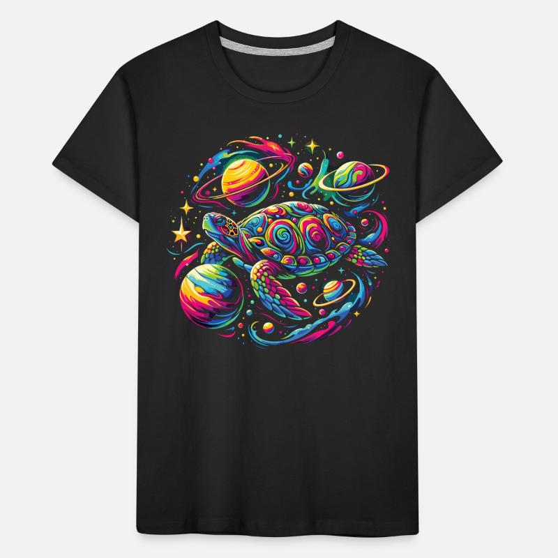 Galactic Turtle: Star Journey Kids' Premium Organic T-Shirt