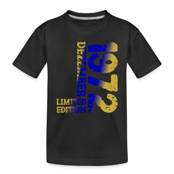 1972 Dezember Limited Edition 51. Geburtstag Deko - Kinder Premium Bio T-Shirt - Schwarz - Vorne