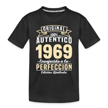 Anniversaire vintage 1969 - T-shirt bio Premium Enfant - noir - Devant