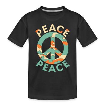FRIEDE - Kinder Premium Bio T-Shirt - Schwarz - Vorne