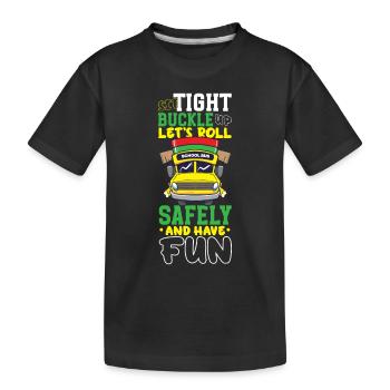 Funny School Bus Driver Appreciation anniversary - Kinder Premium Bio T-Shirt - Schwarz - Vorne