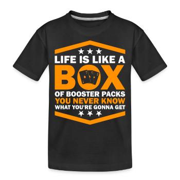 Card Game Card Player Poker - Kids' Premium Organic T-Shirt - black - Front