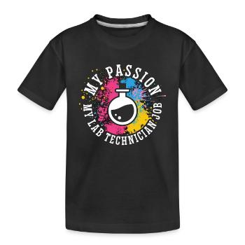 Lab Technician My Passion My Medical Lab Scientist - Kinder Premium Bio T-Shirt - Schwarz - Vorne