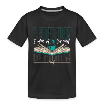 Lab Technician A Short Story I Am A Lab Scientist - Kinder Premium Bio T-Shirt - Schwarz - Vorne
