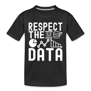 Analyste de données en science des données - T-shirt bio Premium Enfant - noir - Devant