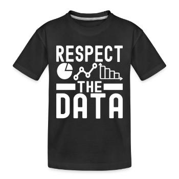 Analyste de données en science des données - T-shirt bio Premium Enfant - noir - Devant