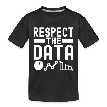 Analyste de données en science des données - T-shirt bio Premium Enfant - noir - Devant