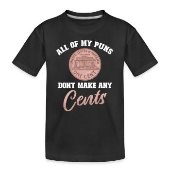 Collection de pièces de monnaie amusante pour les collectionneurs de pièces de monnaie et - T-shirt bio Premium Enfant - noir - Devant