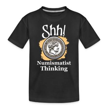 Collection de pièces de monnaie amusante pour les collectionneurs de pièces de monnaie et - T-shirt bio Premium Enfant - noir - Devant