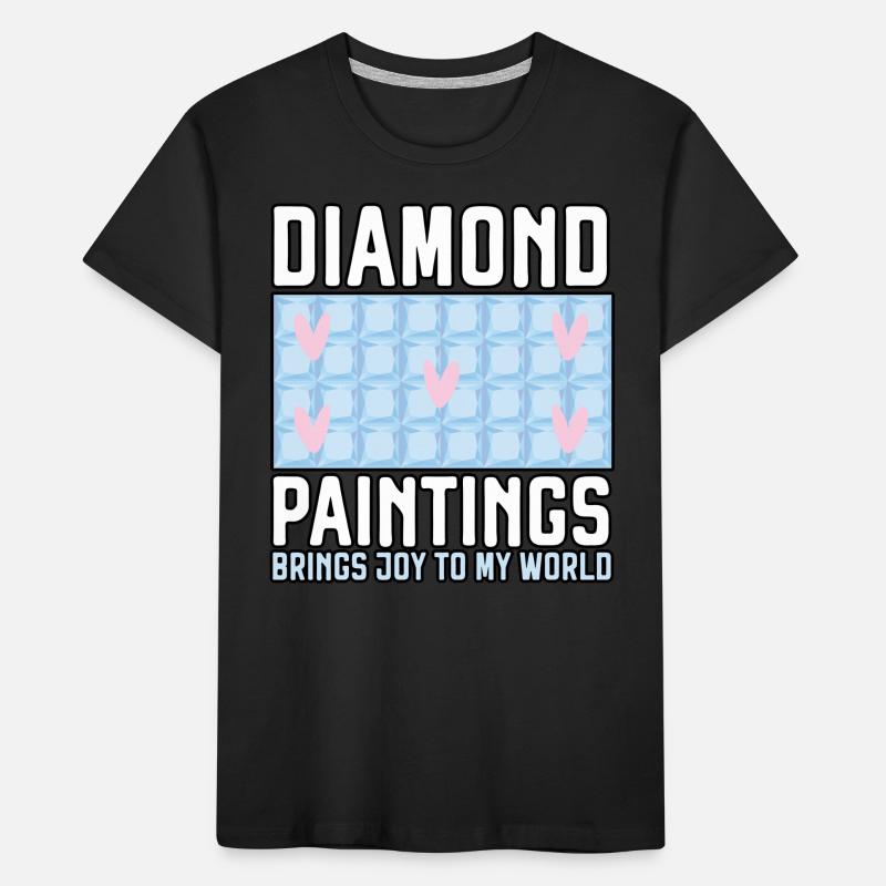 Diamond Painting Tools Diamond Painter Kids' Premium Organic T-Shirt