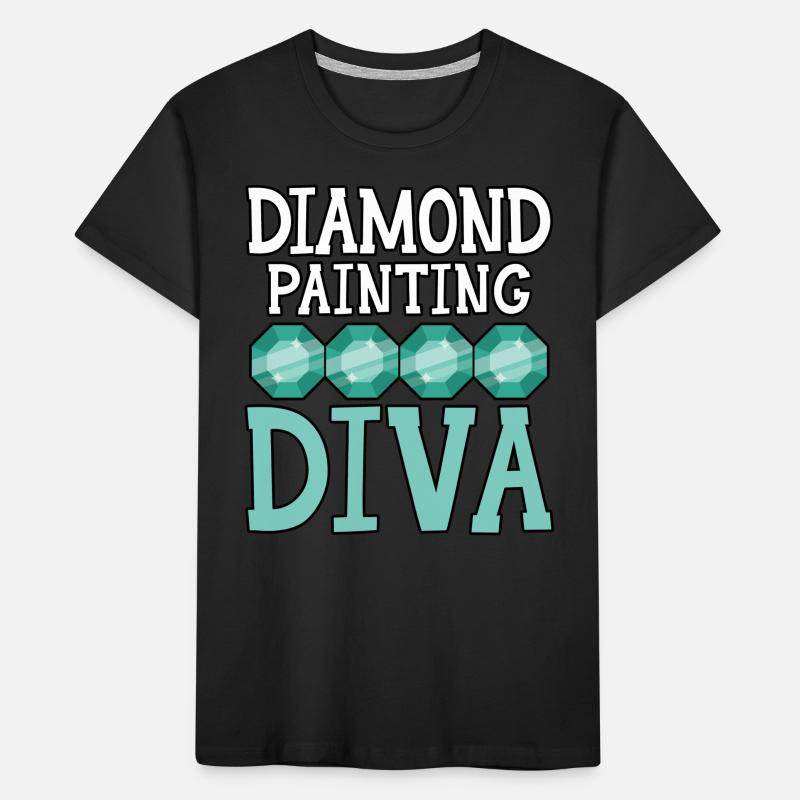 Diamond Painting Tools Diamond Painter Kids' Premium Organic T-Shirt