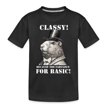 Capybara - T-shirt bio Premium Enfant - noir - Devant