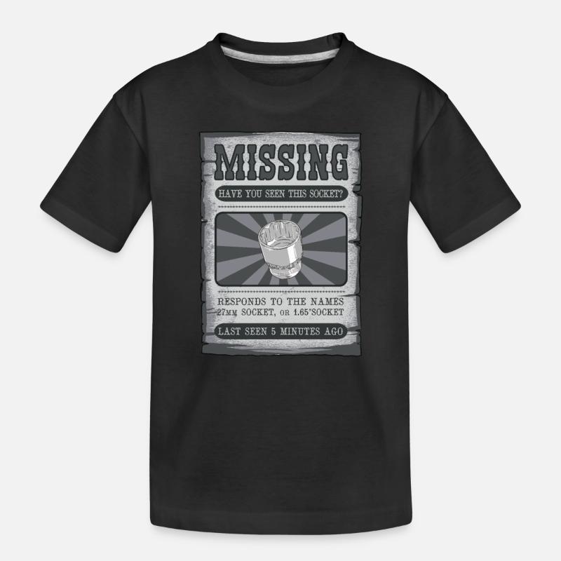 Mechatroniker Auto-Schrauber Ingenieur - Kinder Premium Bio T-Shirt - Schwarz