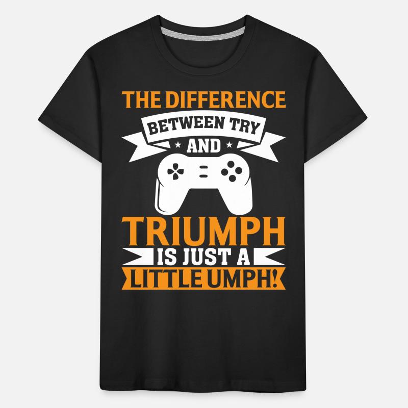 The Difference Between Trial and Kids' Premium Organic T-Shirt