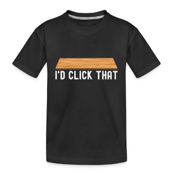 liesenleger floor layer - Kids' Premium Organic T-Shirt - black - Front