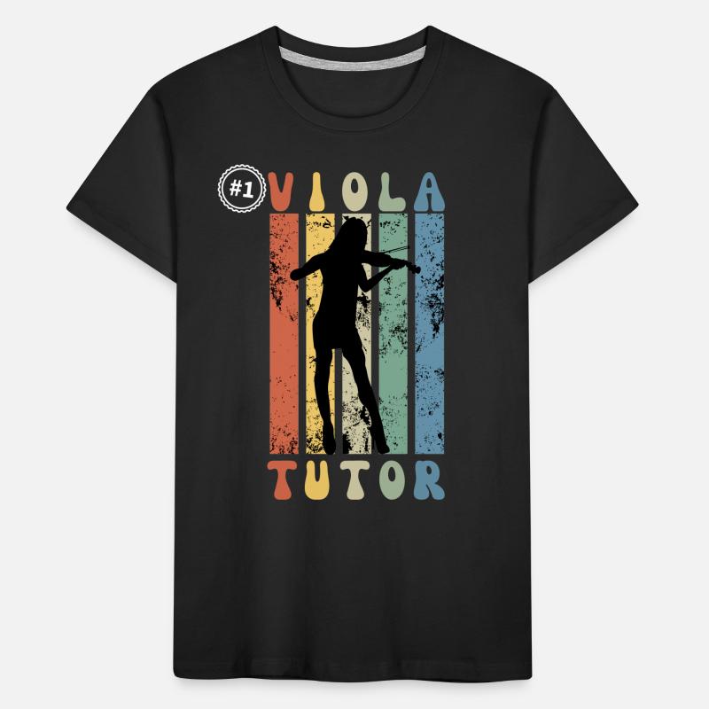 Number One Viola Tutor - Gift Idea For Viola Teach Kids' Premium Organic T-Shirt