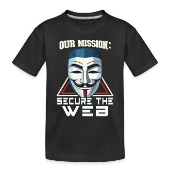 Analyste en piratage éthique Cybersécurité éthique - T-shirt bio Premium Enfant - noir - Devant