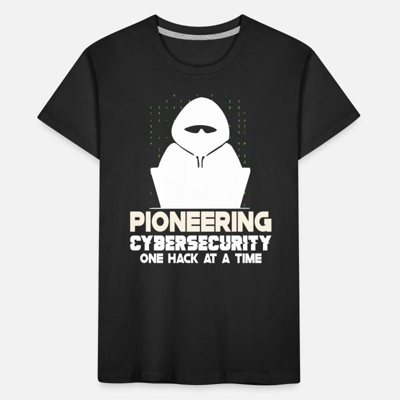 Ethical Hacking Analyst Ethical Cyber Security Kinder Premium Bio T-Shirt