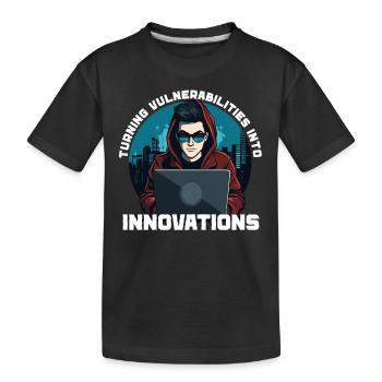 Analyste en piratage éthique Cybersécurité éthique - T-shirt bio Premium Enfant - noir - Devant