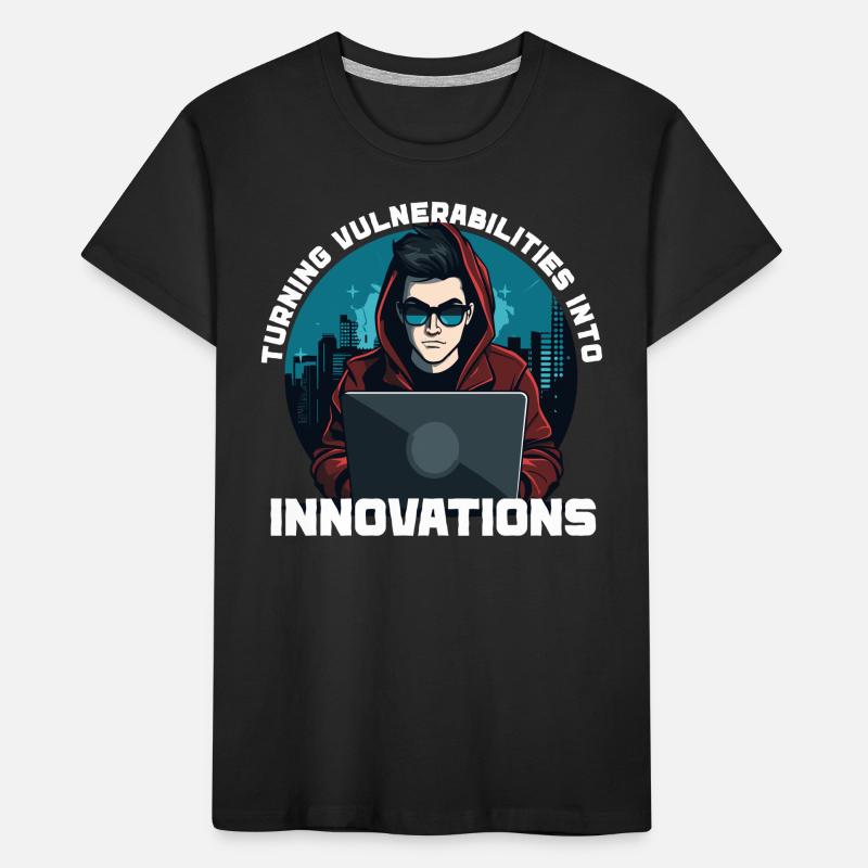 Ethical Hacking Analyst Ethical Cyber Security Kinder Premium Bio T-Shirt