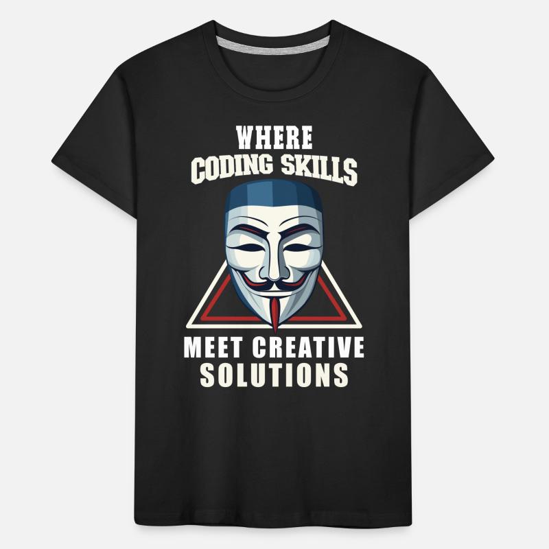 Ethical Hacking Analyst Ethical Cyber Security Kids' Premium Organic T-Shirt