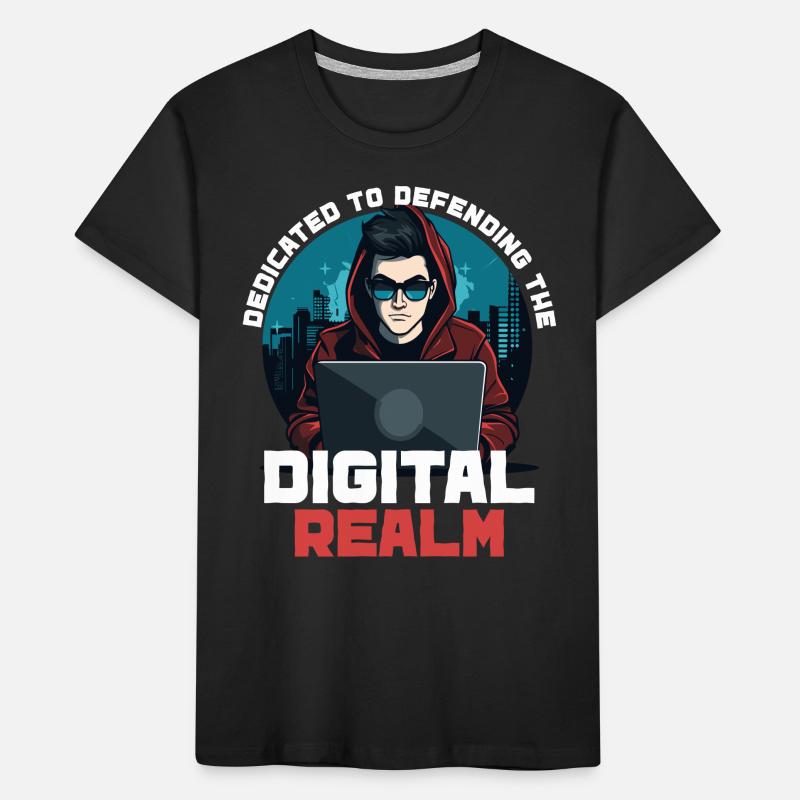 Ethical Hacking Analyst Ethical Cyber Security Kinder Premium Bio T-Shirt