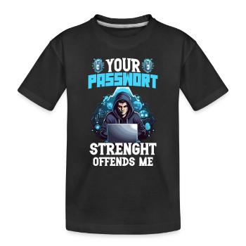 Analyste en piratage éthique Cybersécurité éthique - T-shirt bio Premium Enfant - noir - Devant