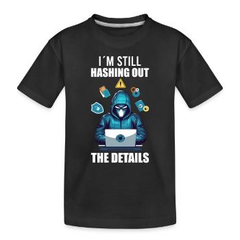 Analyste en piratage éthique Cybersécurité éthique - T-shirt bio Premium Enfant - noir - Devant