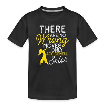 Il n’y a pas de faux mouvements, seulement des mouvements aléatoires - T-shirt bio Premium Enfant - noir - Devant