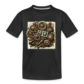 Philatélie Philatéliste philatéliste philatélique - T-shirt bio Premium Enfant - noir - Devant