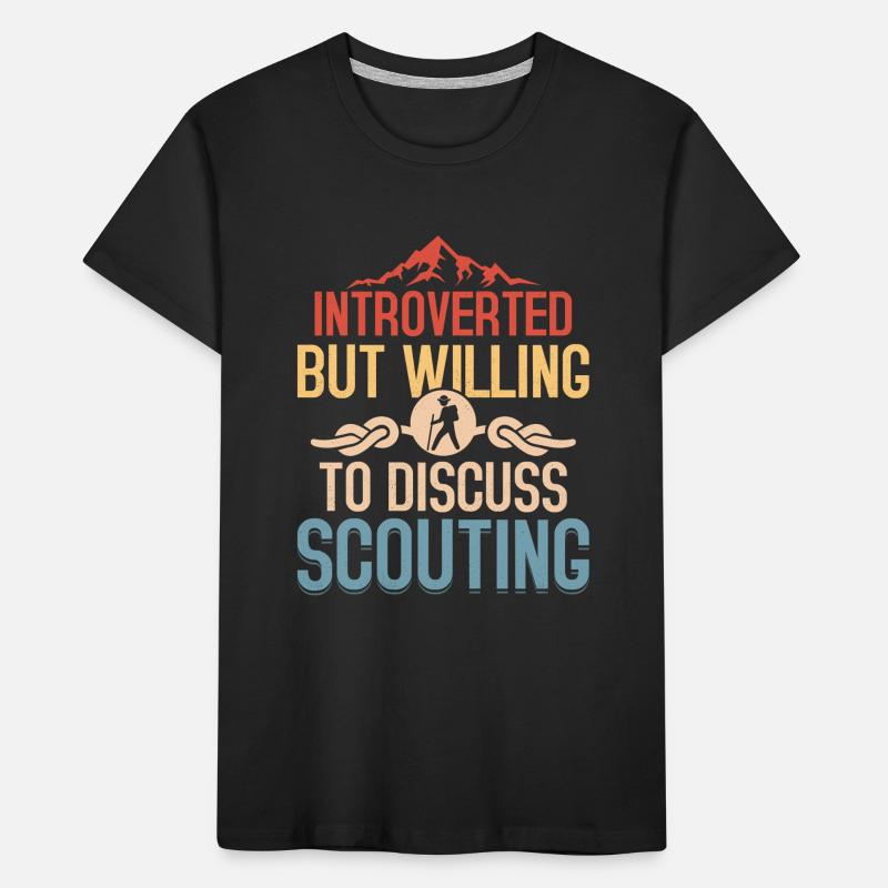 Scout Whisperer: Let's Talk Scouting Kinder Premium Bio T-Shirt