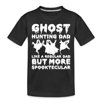 Enquêteur paranormal Chasse aux fantômes - T-shirt bio Premium Enfant - noir - Devant