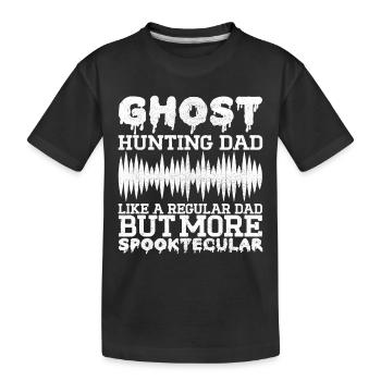 Enquêteur paranormal Chasse aux fantômes - T-shirt bio Premium Enfant - noir - Devant