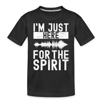 Enquêteur paranormal Chasse aux fantômes - T-shirt bio Premium Enfant - noir - Devant