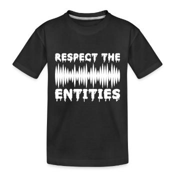 Enquêteur paranormal Chasse aux fantômes - T-shirt bio Premium Enfant - noir - Devant